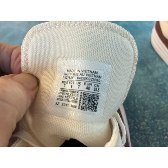 Converse Chuck Taylor womens shoes size 9/mens shoes size 7 white new with box - Picture 8 of 10